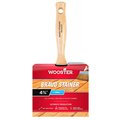 Wooster 4-3/4" Block Paint Brush, White China/Polyester Bristle, Wood Handle F5119